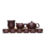 Bộ Ấm Chén Tây Thi Kim Sa, Tử Sa Kim Sa, Thủ Công 280ml