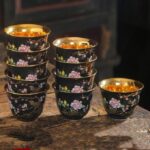 Chén vàng uống trà Phúc Đoàn Viên - Image 10