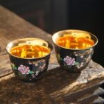 Chén vàng uống trà Phúc Đoàn Viên - Image 11