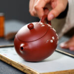 Bộ Ấm Chén Tây Thi Phúc Lộc Mai, Đại Hồng Bào Nguyên Khoáng, Thủ Công 250ml - Image 3