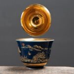 Chén vàng uống trà Phúc Đoàn Viên - Image 16