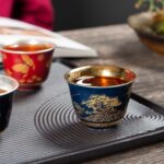 Chén vàng uống trà Phúc Đoàn Viên - Image 13