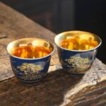 Chén vàng uống trà Phúc Đoàn Viên - Image 15