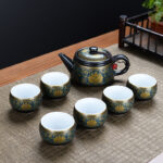 Bộ Ấm Chén Pha Trà Kim Liên Như Ý - Image 15