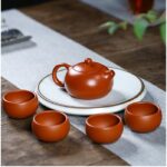 Bộ ấm tử sa Tây Thi Chu Sa 4 Chén - Image 2