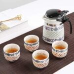 Bộ ấm chén pha trà hoa - Image 13