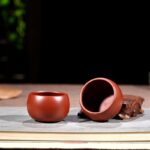 Chén Uống Trà Tử Sa Nguyên Khoáng Thủ Công Đế Tròn 60ml - Image 5