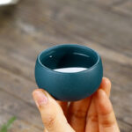 Chén Uống Trà Tử Sa Nguyên Khoáng Thủ Công Đế Tròn 60ml - Image 19