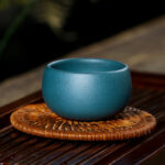 Bộ Ấm Chén Tứ Phương Lam Sa, Nguyên Khoáng, Thủ Công 270ml - Image 10