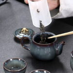 Bộ ấm chén uống trà xanh ngọc - Image 8