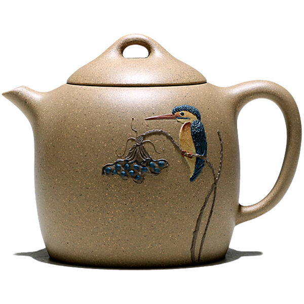 Ấm Tử Sa Tần Quyền, Nguyên Khoáng, Thủ Công 310ml