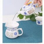 Bộ ấm chén pha trà Xuyên Sáng Cúc Xanh - Image 7