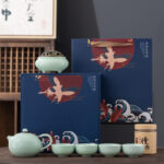 Bộ Ấm Chén Sứ Chim Hạc – Món Quà Sang Trọng Mang Ý Nghĩa May Mắn 2025 - Image 6