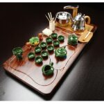 Bàn Trà Điện Thông Minh Mặt Gỗ SƯƠNG MAI Cao Cấp, Hiện Đại, Trang Nhã