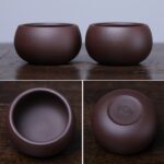 Bộ Ấm Chén Tử Sa Nho Sóc, Nguyên Khoáng, Thủ Công 320ml (Tùng Thử Bồ Đào) - Image 6