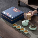 Bộ Ấm Chén Sứ Chim Hạc – Món Quà Sang Trọng Mang Ý Nghĩa May Mắn 2025 - Image 5