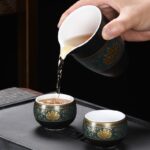Bộ Ấm Chén Pha Trà Kim Liên Như Ý - Image 14