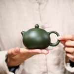 Bộ Ấm Chén Tây Thi Lục Sa, Nguyên Khoáng, Thủ Công 230ml - Image 11