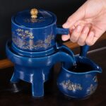 Bộ Ấm Chén Pha Trà Cối Xay SM004 Cây Lộc Vàng - Image 8