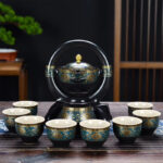 Bộ Ấm Chén Pha Trà Thác Nước 12 Món SM001