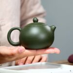 Bộ Ấm Chén Tây Thi Lục Sa, Nguyên Khoáng, Thủ Công 230ml - Image 2