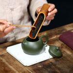 Bộ Ấm Chén Tây Thi Lục Sa, Nguyên Khoáng, Thủ Công 230ml - Image 4