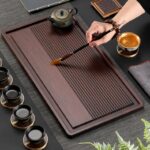 Khay Trà Gỗ Thoát Nước Tự Động - Image 5