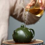 Bộ Ấm Chén Tây Thi Lục Sa, Nguyên Khoáng, Thủ Công 230ml - Image 6