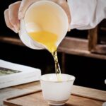 Bộ ấm chén sứ pha trà Bạch Định Hoàng Kim - Image 5