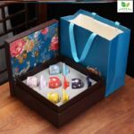 Chén Uống Trà Ngũ Sắc Hoa Sen