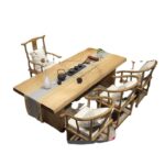 Bộ Bàn Ghế Uống Trà Gỗ Ngọc Am Dài 1,6m - Image 2