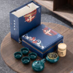 Bộ Ấm Chén Sứ Chim Hạc – Món Quà Sang Trọng Mang Ý Nghĩa May Mắn 2025 - Image 2