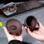 Bộ Ấm Chén Tử Sa Tây Thi 9 Món, Tử Sa Nguyên Khoáng, Thủ Công 280ml - Image 13