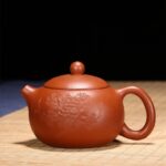 Bộ Ấm Chén Tử Sa Tây Thi Hoa Mẫu Đơn, Nguyên Khoáng, Thủ Công 200ml - Image 6