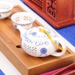 Bộ ấm chén pha trà Xuyên Sáng Cúc Xanh - Image 5