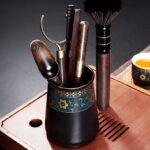 Bộ Ấm Chén Pha Trà Cối Xay SM001 Xanh Đen Trắng - Image 6