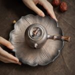 Bộ Ấm Chén Nhật Bản Hoa Sen 240ml - Image 4