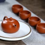 Bộ ấm tử sa Tây Thi Chu Sa 4 Chén - Image 8