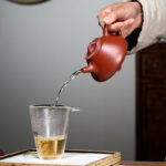 Bộ Ấm Tử Sa Thạch Biều Cảnh Chu 240ml + 4 Chén - Image 12