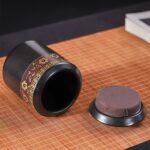 Bộ Ấm Chén Pha Trà Cối Xay SM012 Hoa Cẩm Đỏ - Image 11