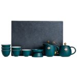 Bộ Ấm Chén Pha Trà Nhật Bản Tịnh Không, Gốm Sứ Cao Cấp 250ml - Image 3