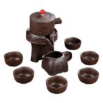 Bộ ấm chén pha trà cối xay Tử Sa - Image 2