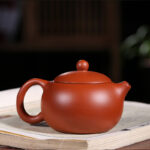 Bộ Ấm Chén Tử Sa Tây Thi Hoa Mẫu Đơn, Nguyên Khoáng, Thủ Công 200ml - Image 5