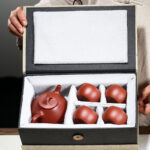 Bộ Ấm Tử Sa Thạch Biều Cảnh Chu 240ml + 4 Chén - Image 9