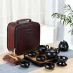 Bộ ấm chén pha trà du lịch