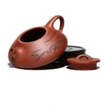 Bộ Ấm Chén Thạch Biều Tử Dã Tử Nê, Thủ Công 200ml - Image 6