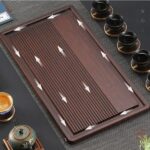 Khay Trà Gỗ Thoát Nước Tự Động - Image 4