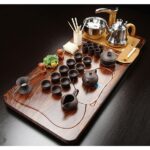 Bàn Trà Điện Thông Minh Mặt Gỗ SƯƠNG MAI Cao Cấp, Hiện Đại, Trang Nhã - Image 3