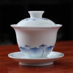 Bát Pha Trà Sứ và Thủy Tinh