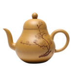 Bộ Ấm Chén Tư Đình Hoa Đào, Đoàn Nê Nguyên Khoáng, Thủ Công 190ml - Image 10